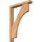 Ekena Millwork Westlake Block Smooth Bracket w/ Offset Brace, Western Red Cedar, 3 1/2"W x 20"D x 28"H BKT0402X20X28WTL05SWR - alternate 1